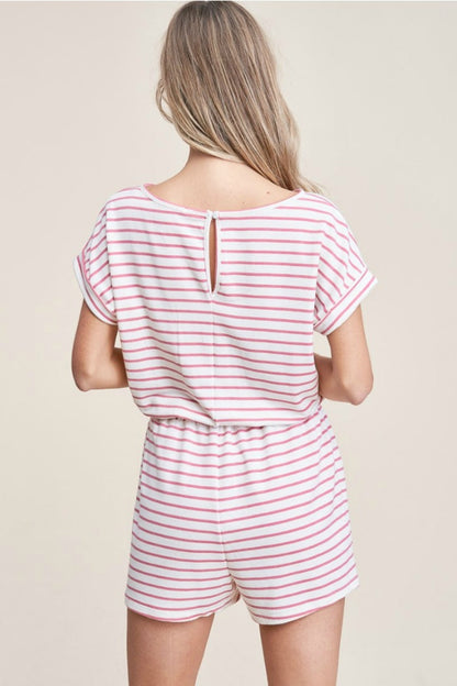 Elastic Waist Romper