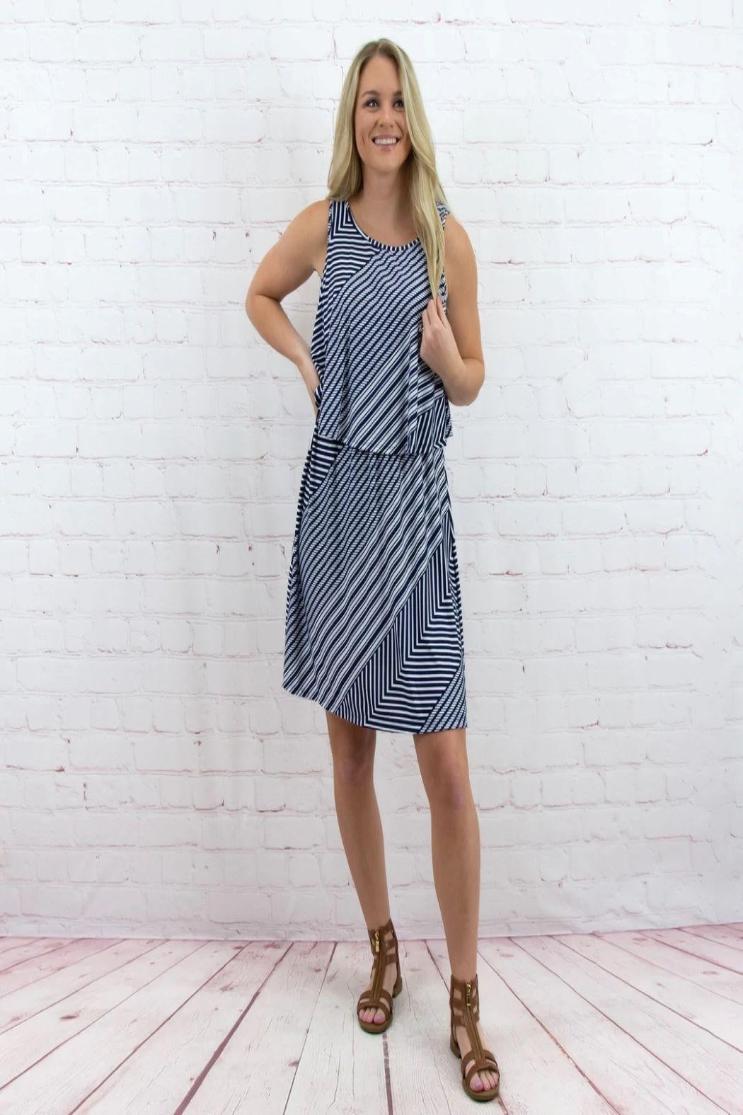 Knee-Length Popover Dress