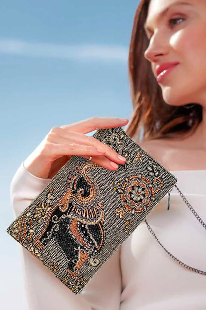 Elegant Elephant Crossbody Phone Case