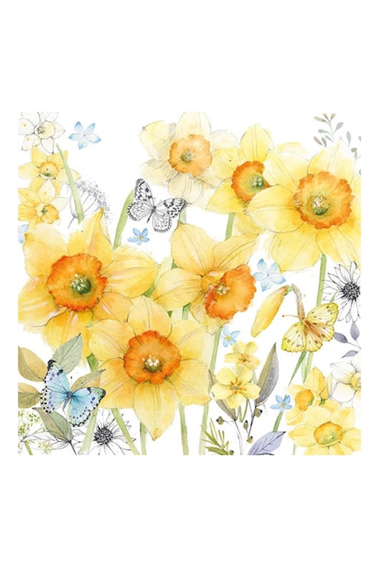 Daffodils Cocktail Napkins