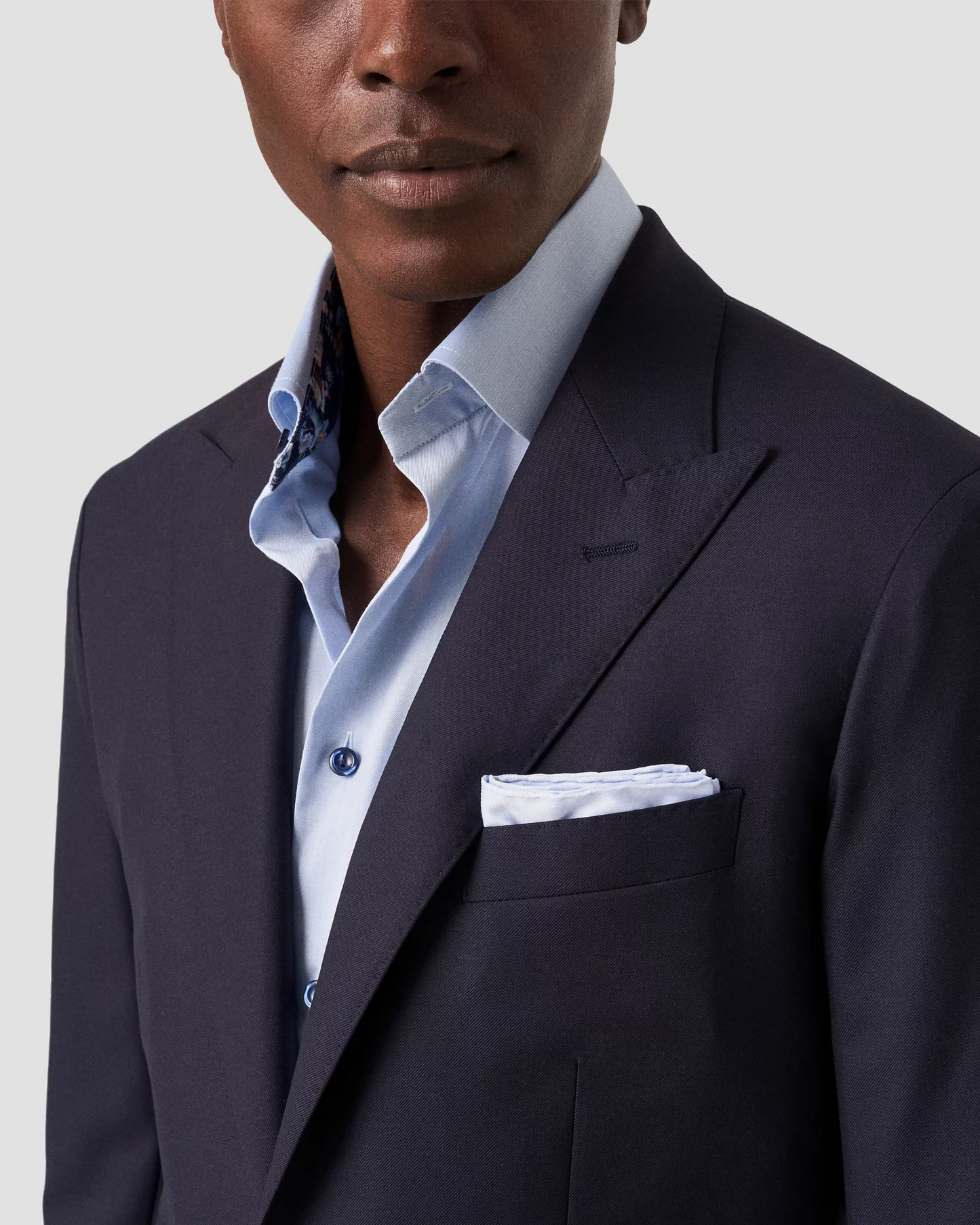 Eton Slim Fit Dress Shirt with Floral Pattern Detail