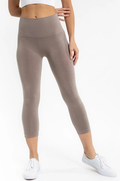 High Waisted Crop Pant