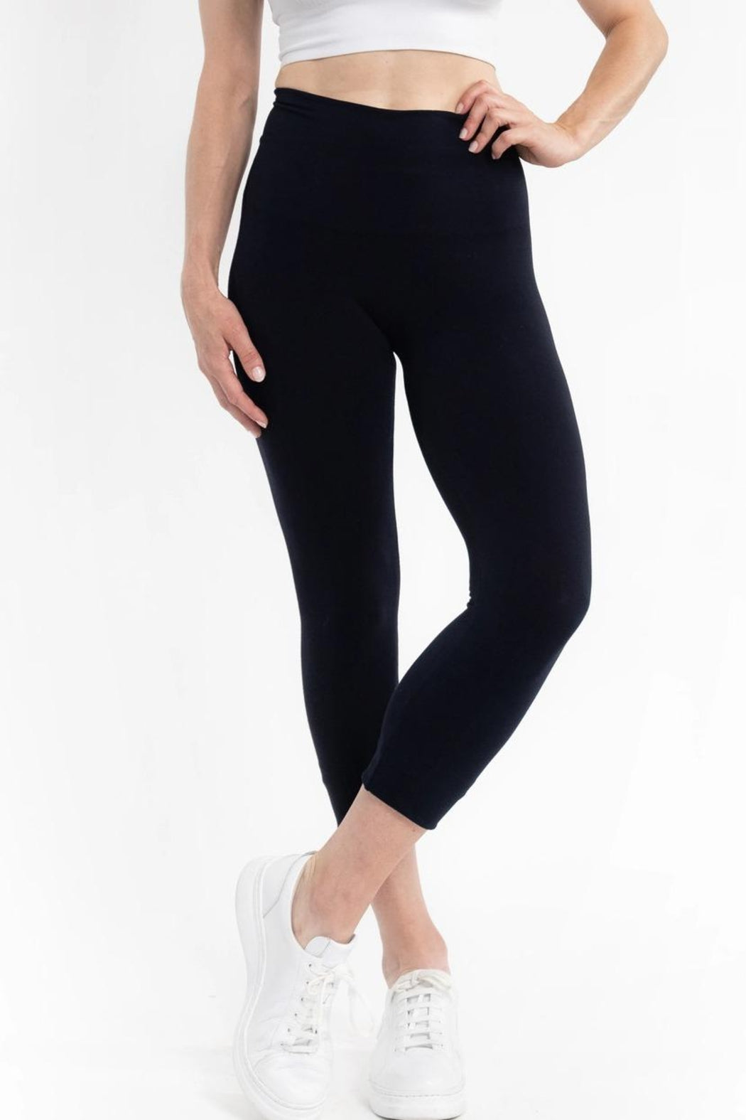 High Waisted Crop Pant