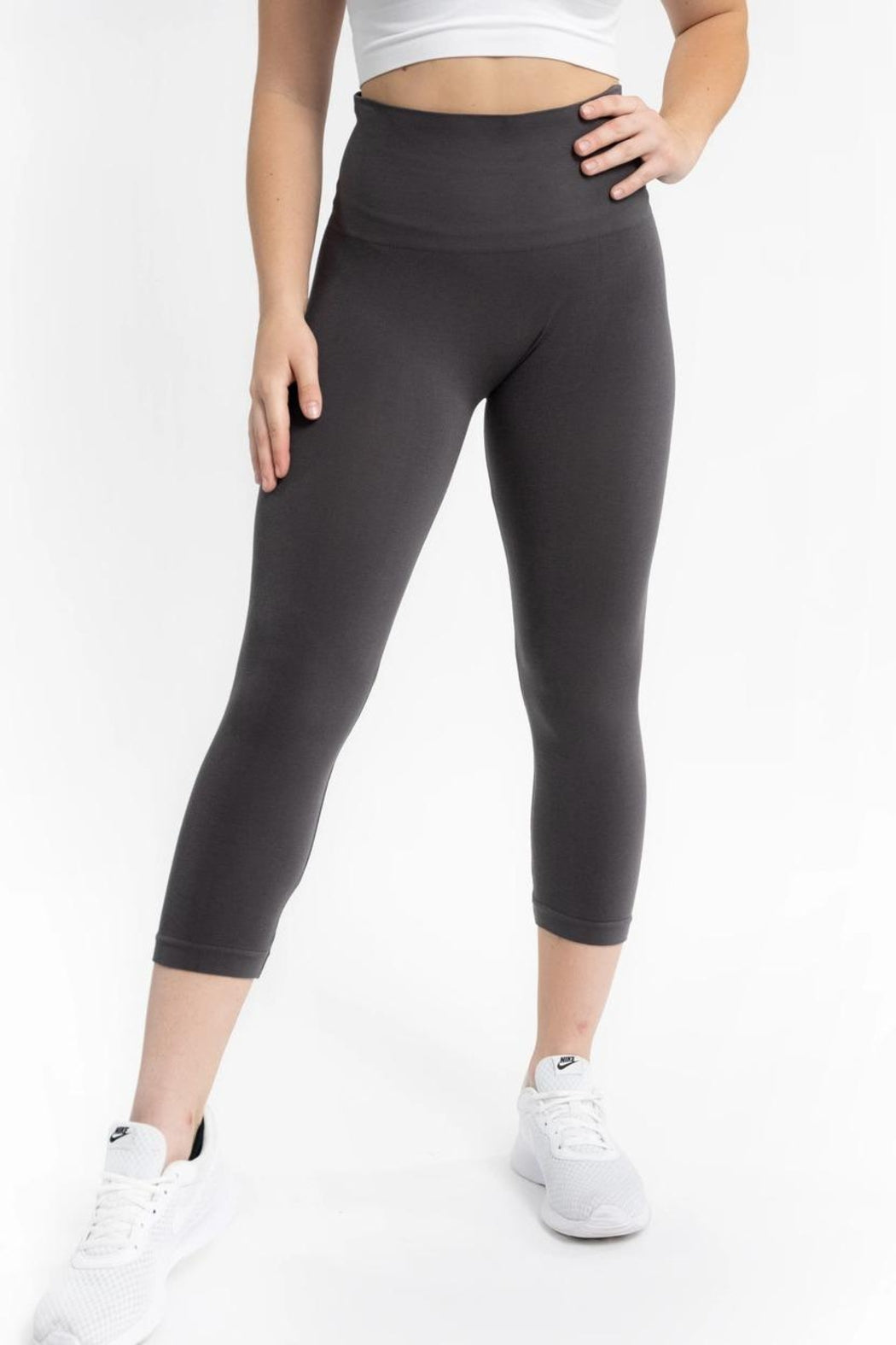High Waisted Crop Pant