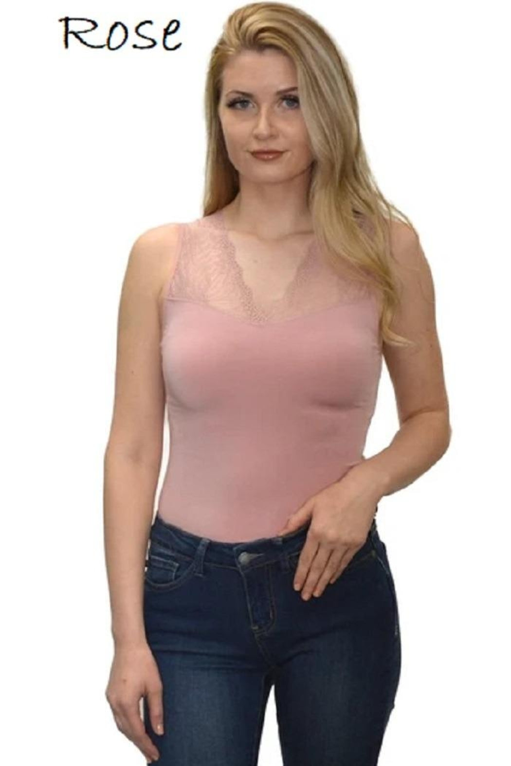 Lace Neck Tank