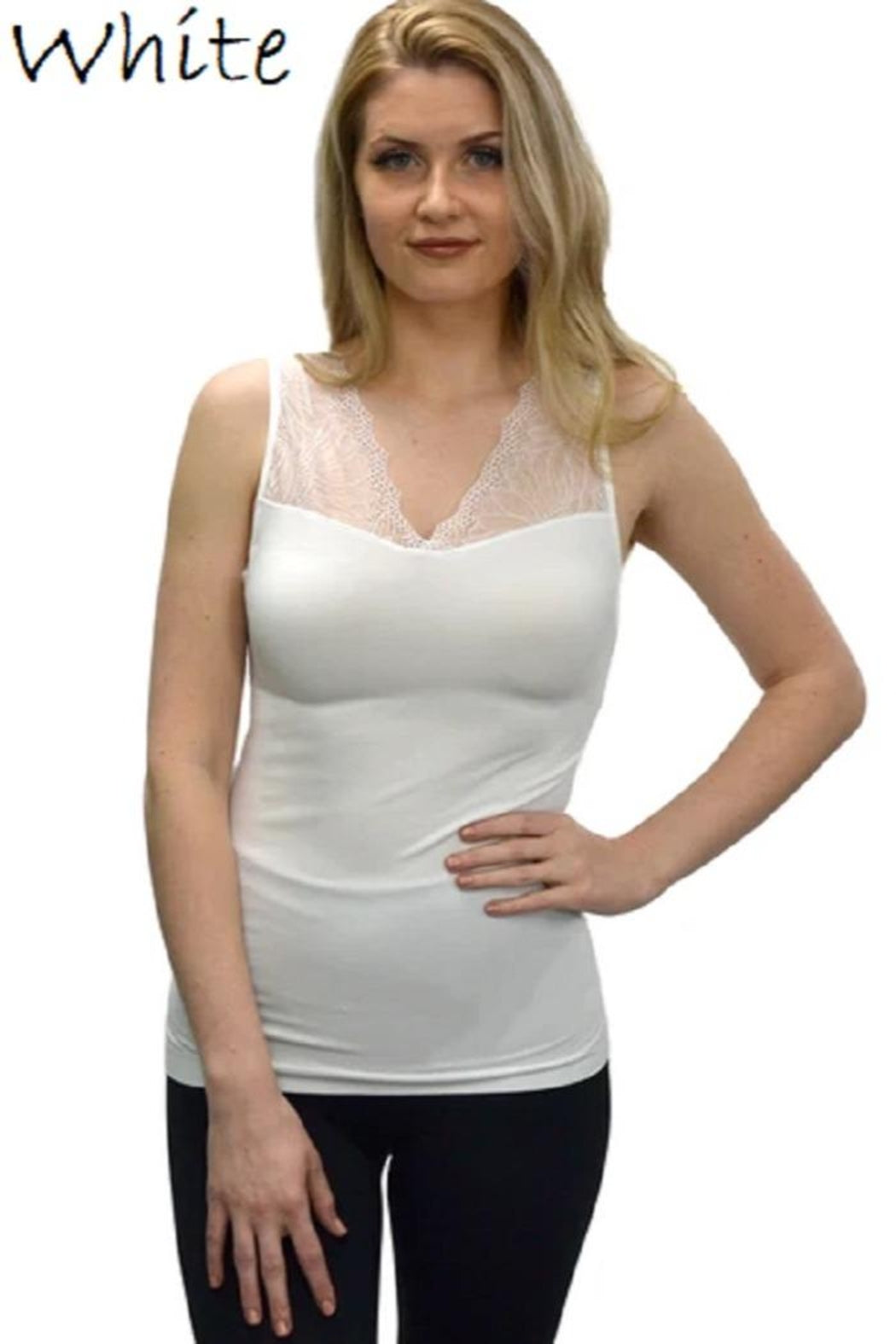 Lace Neck Tank