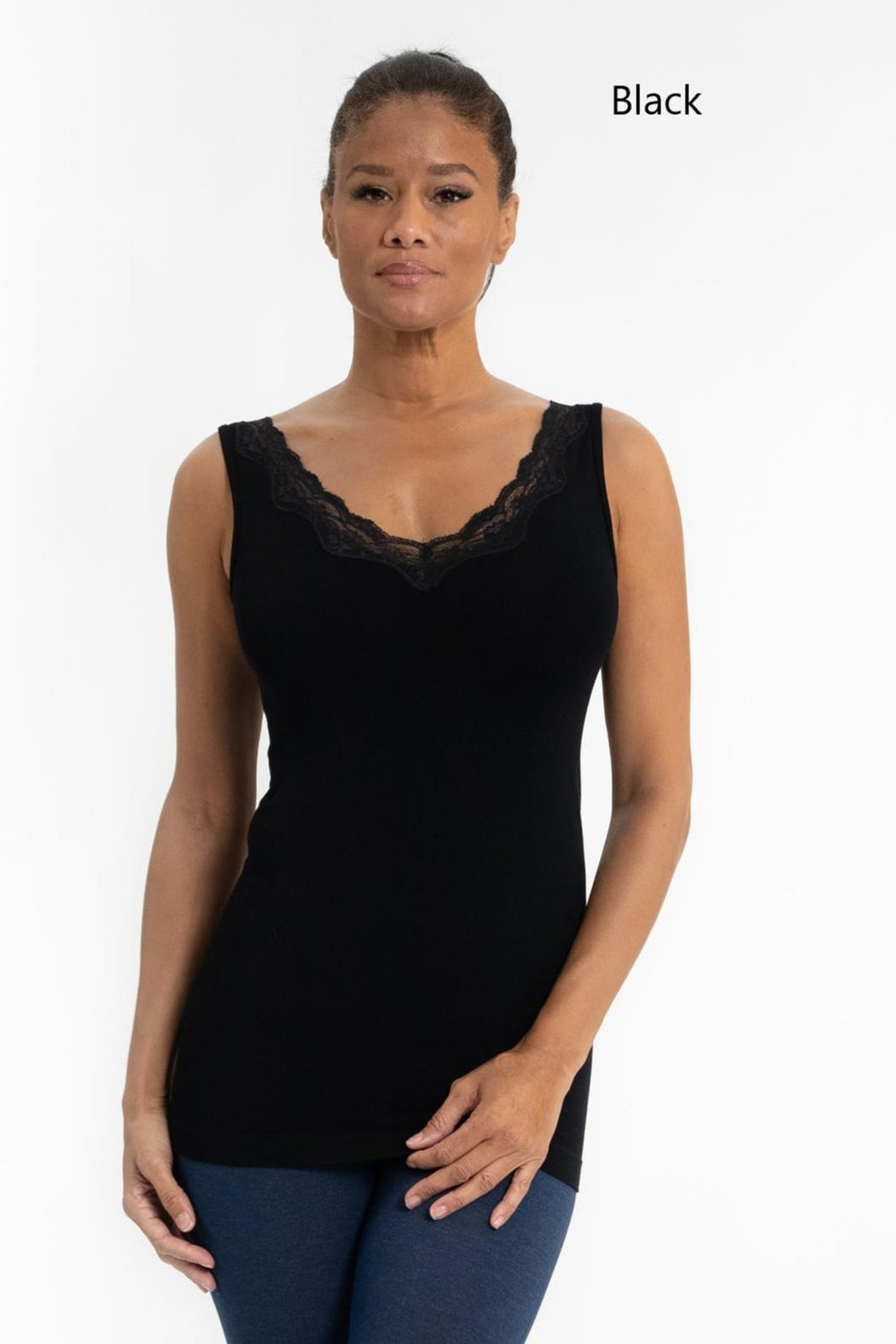 Lace Trim Tank