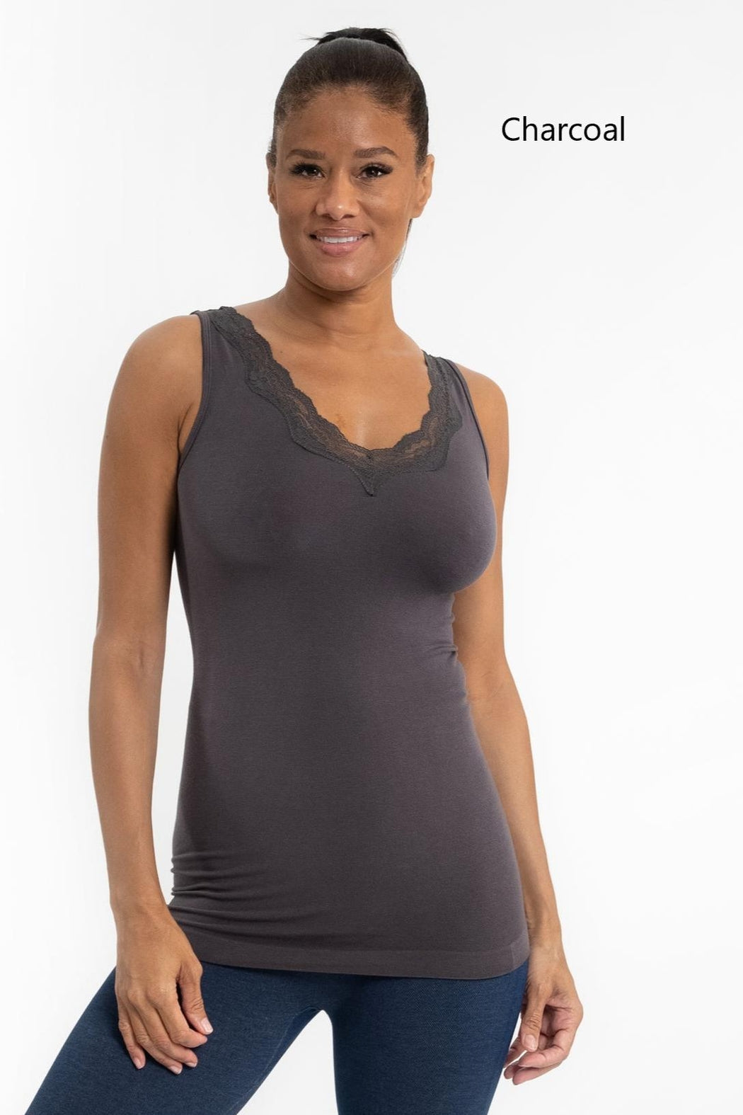Lace Trim Tank