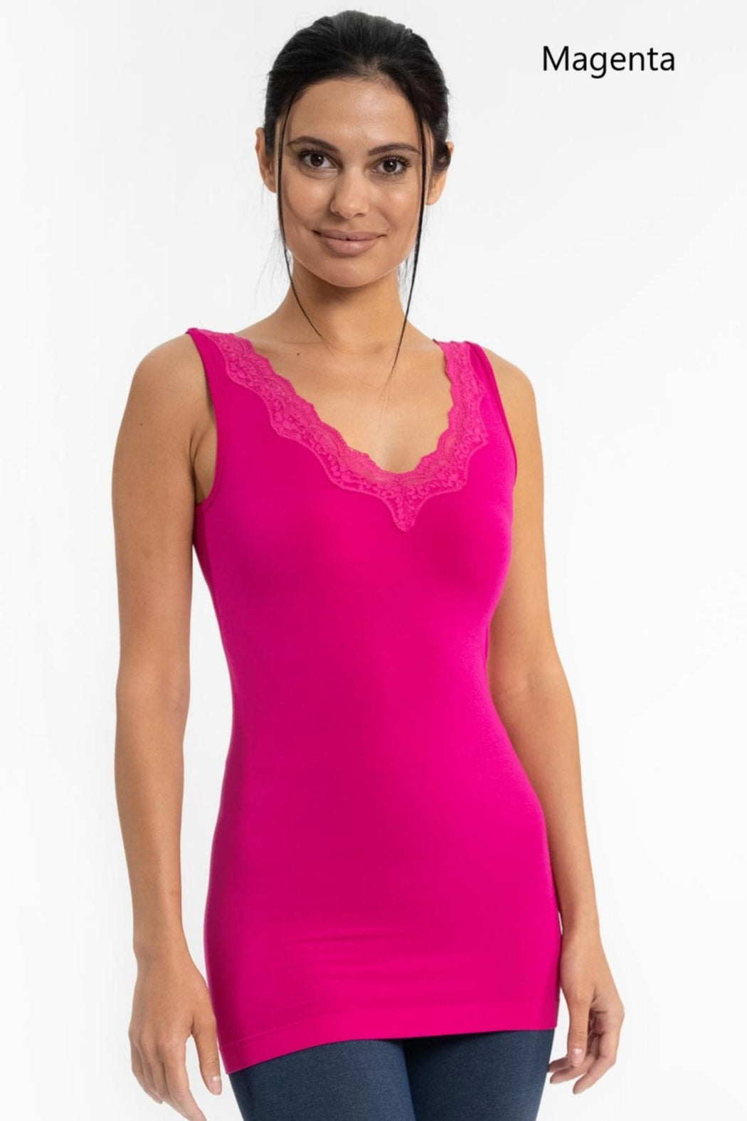 Lace Trim Tank