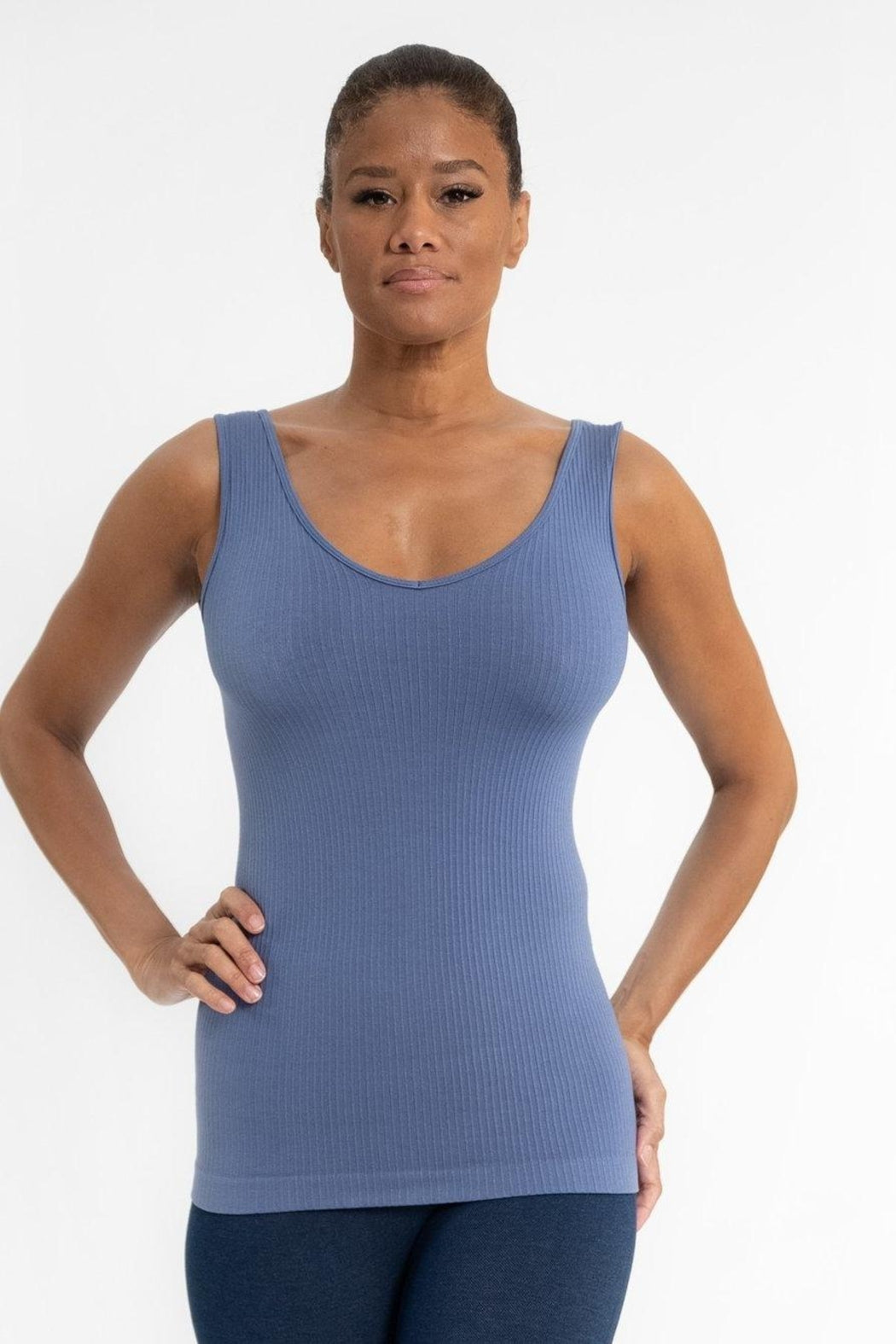Ribbed Stretch Tank