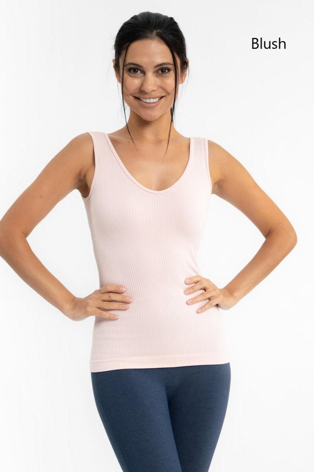 Ribbed Stretch Tank