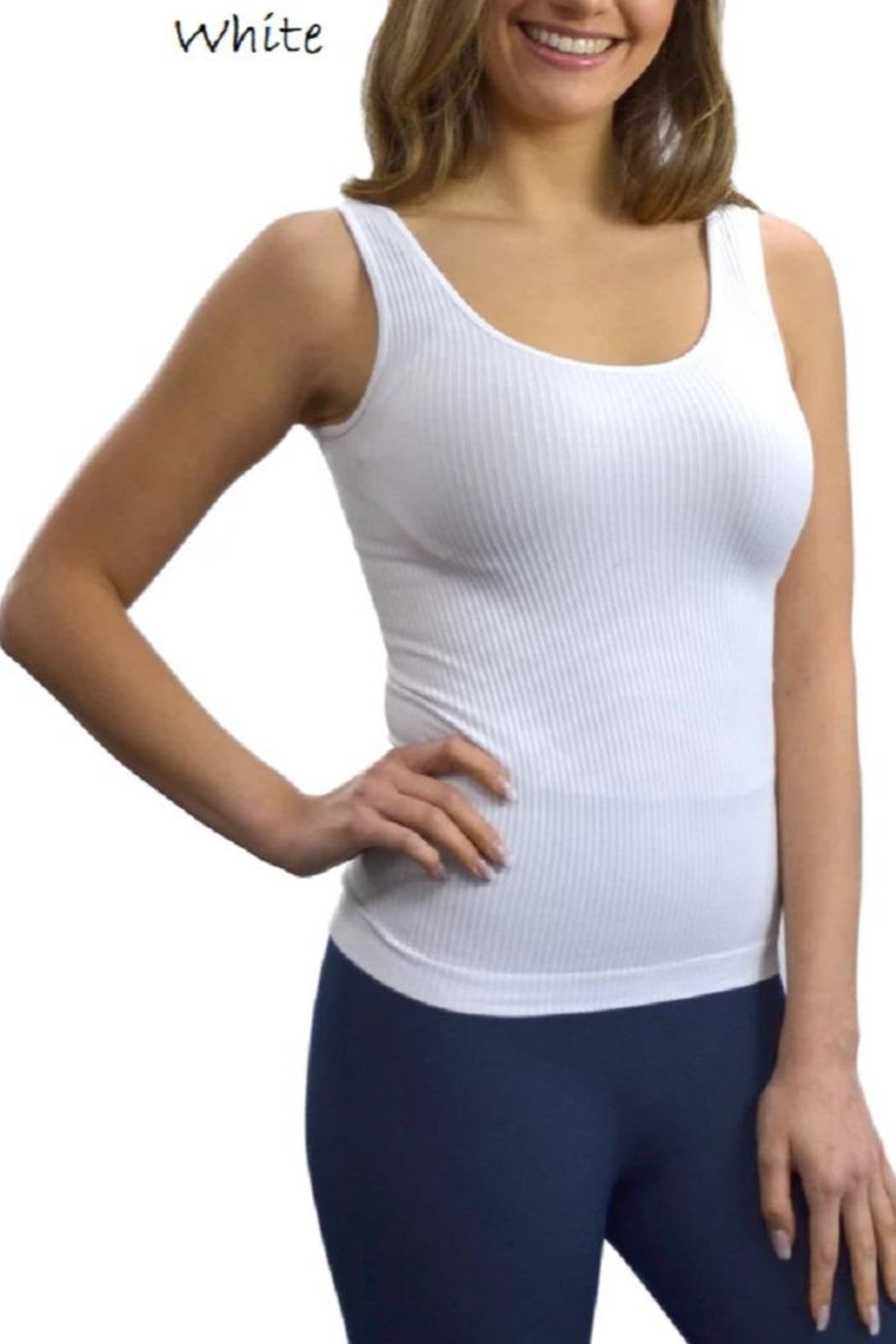Ribbed Stretch Tank