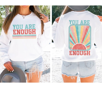 Enough - Front and Back Print