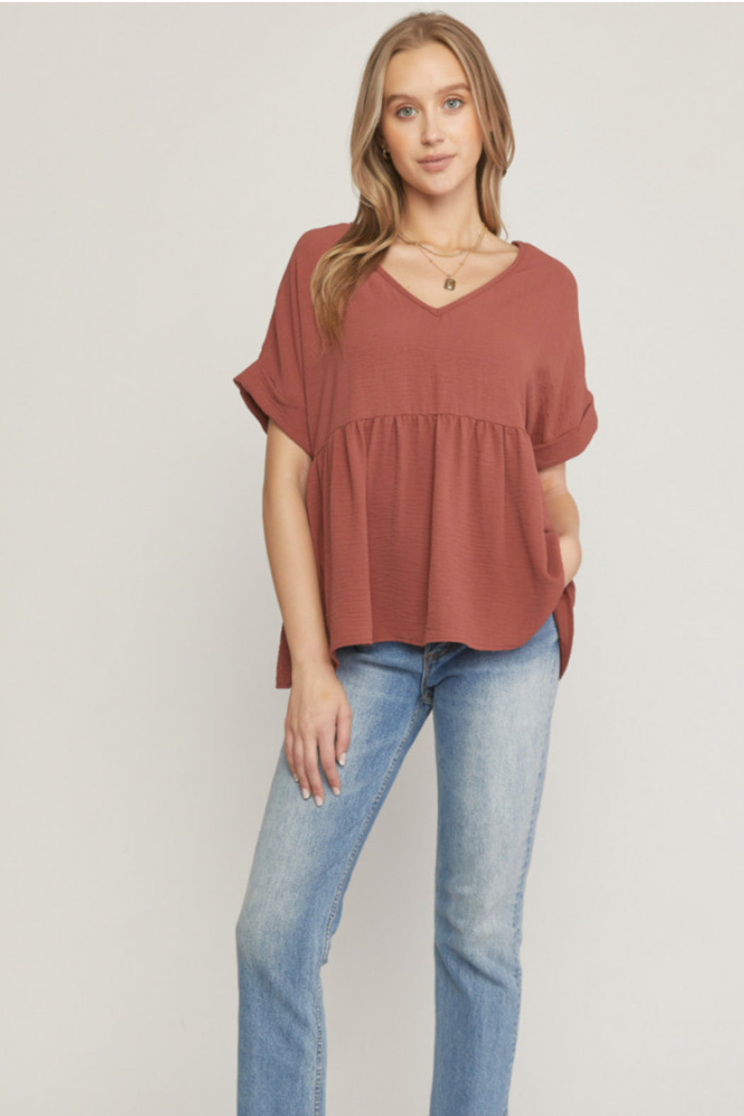 Entro Babydoll Blouse