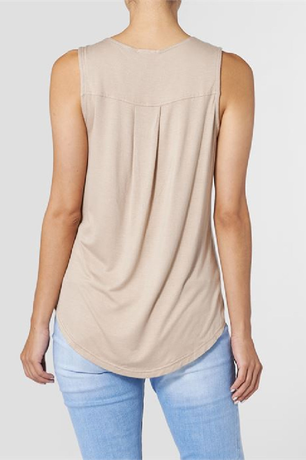 Erin Pleat Back Tank