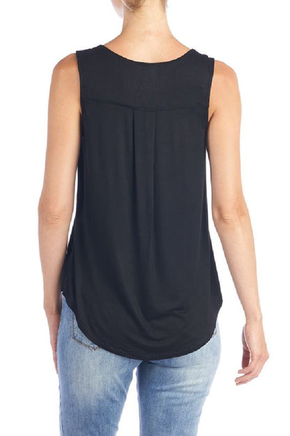 Erin Pleat Back Tank
