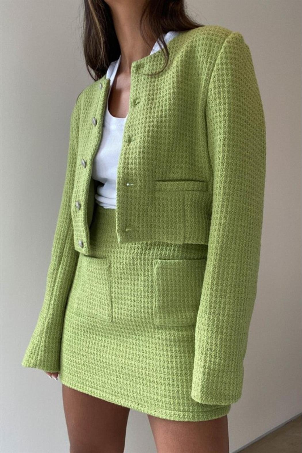 Textured Crop Jacket
