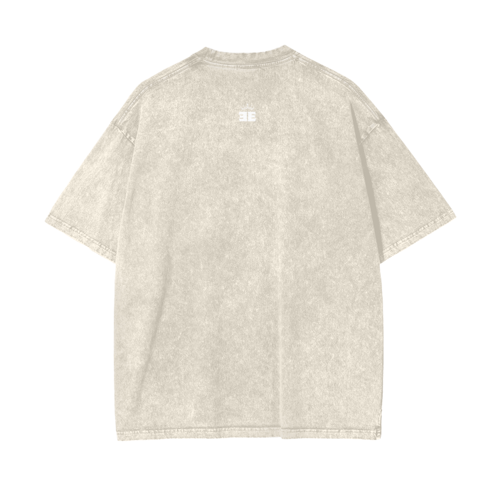 ESSNTIAL ELEMNTS Acid Wash Unisex Oversize Tee