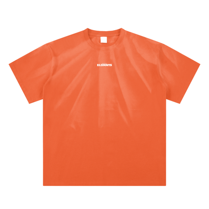ESSNTIAL ELEMNTS Unisex 250G Hand-Scrunched Faded Tee