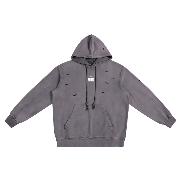 ESSNTIAL ELEMNTS Unisex 400G Faded Wash Hoodie