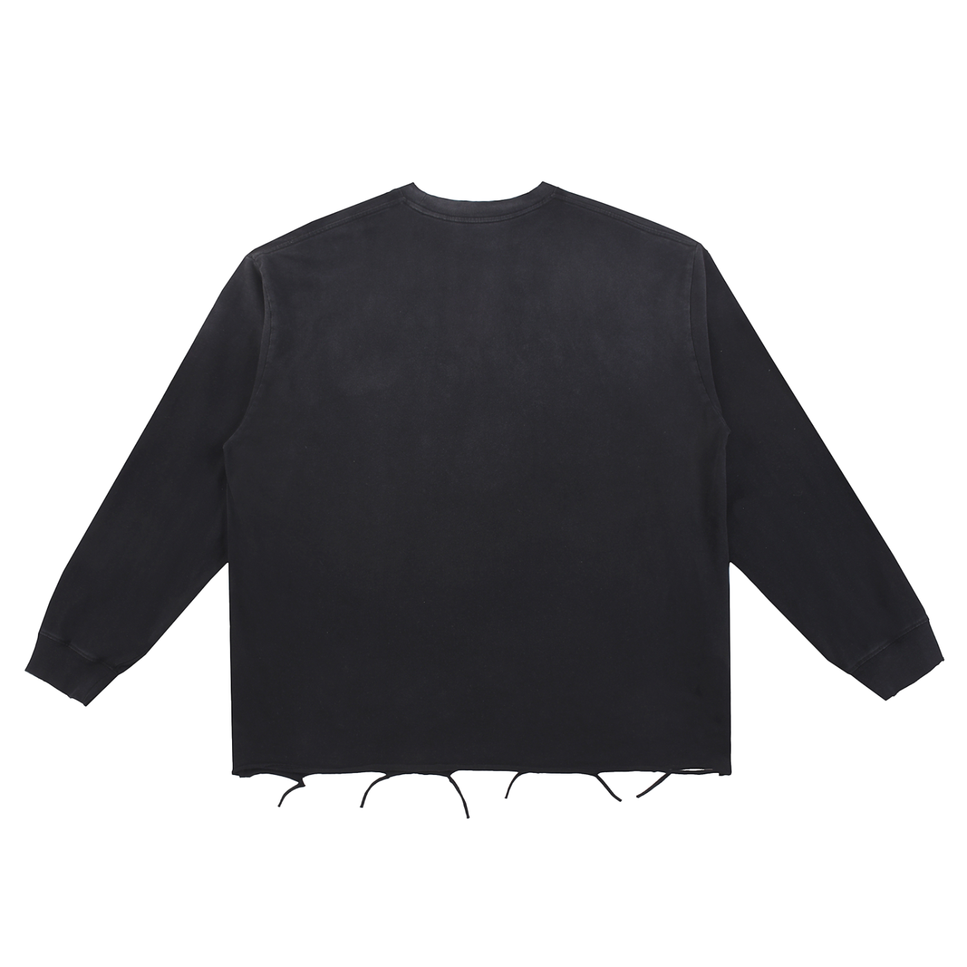 ESSNTIAL ELEMNTS Unisex 270G Snow Wash Raw Edge Sweatshirt