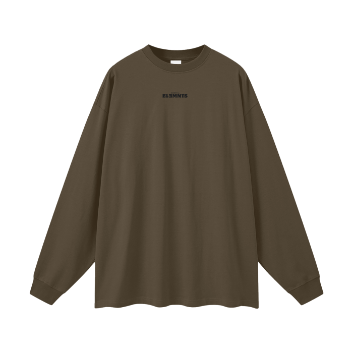 ESSNTIAL ELEMNTS Unisex 305G Long Sleeve Loose Tee