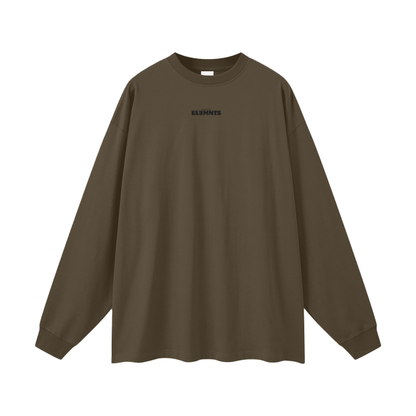 ESSNTIAL ELEMNTS Unisex 305G Long Sleeve Loose Tee