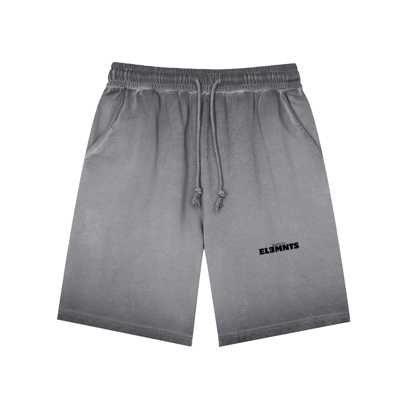 ESSNTIAL ELEMNTS Unisex 350G Reverse Dyed Sweatshorts