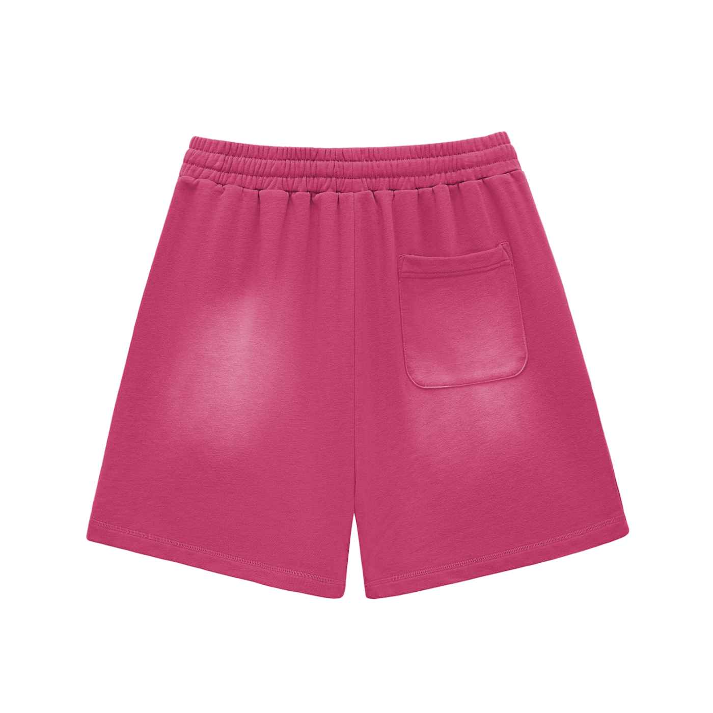 ESSNTIAL ELEMNTS Unisex 350G Sun Fade Raw Edge Shorts