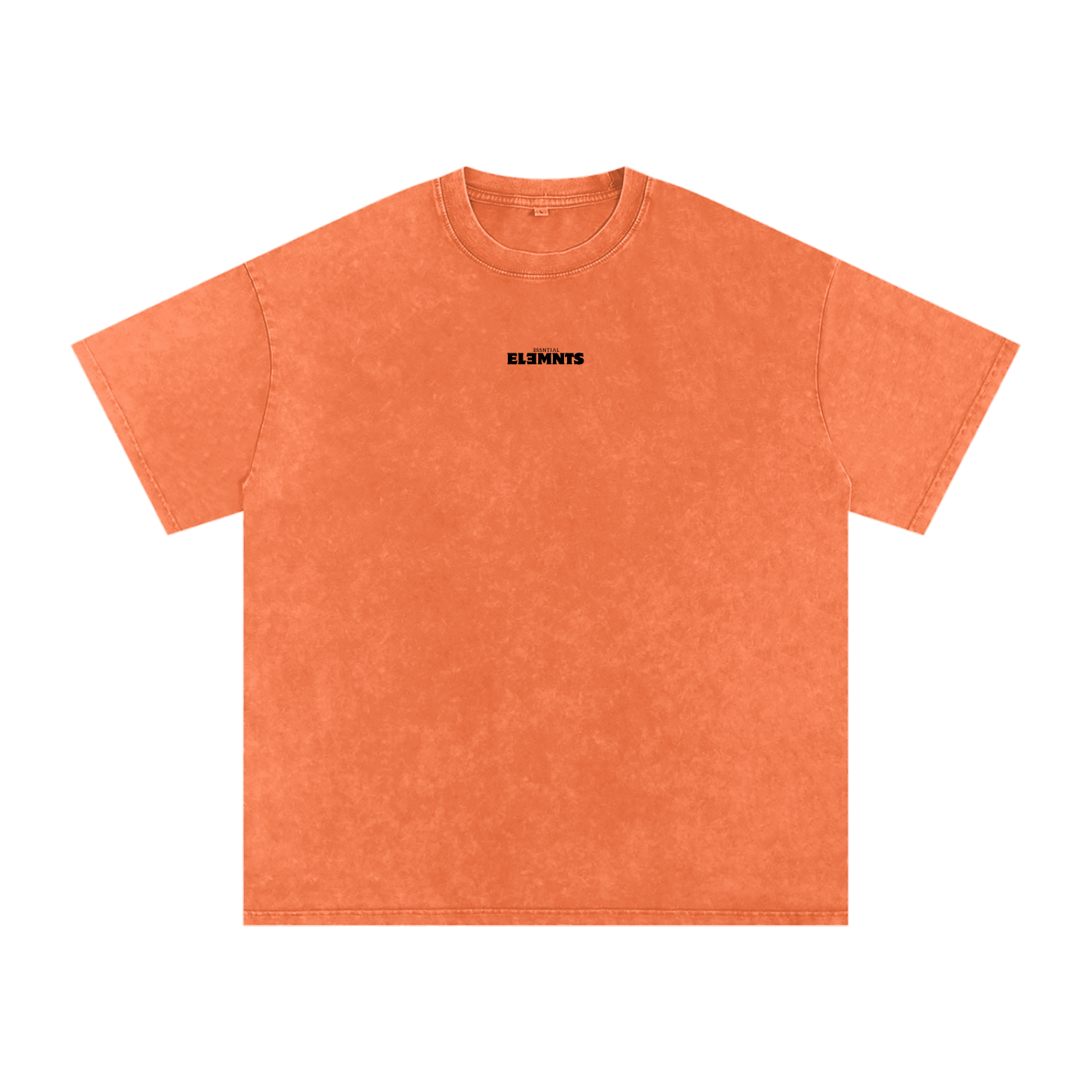 ESSNTIAL ELEMNTS Unisex 250G Acid Wash Oversize Tee