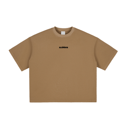 ESSNTIAL ELEMNTS Unisex 260G Vintage Washed Boxy Tee