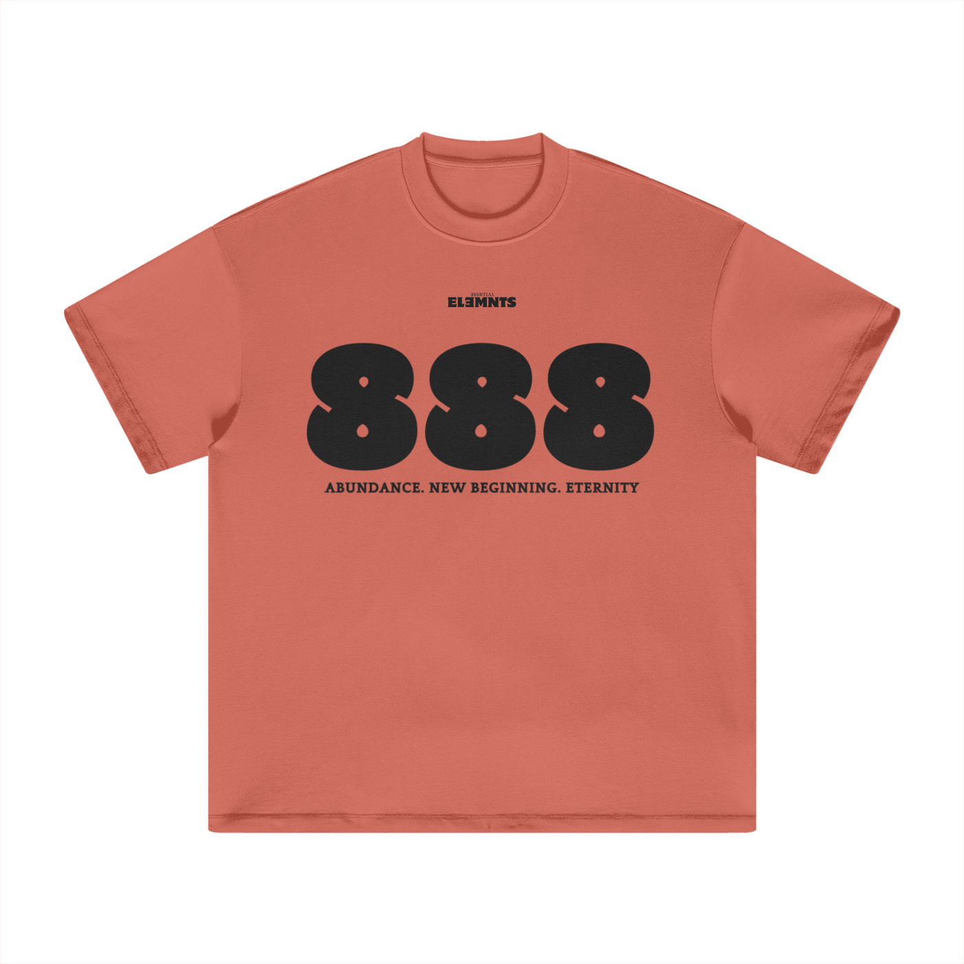 ESSNTIAL ELEMNTS Unisex Earth Tone Loose Fit Tee