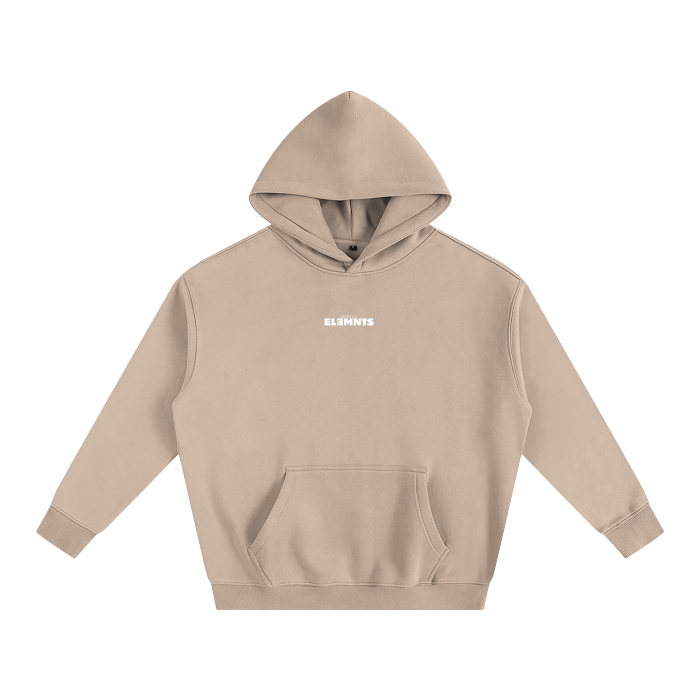 ESSNTIAL ELEMNTS Unisex 350G OS Solid Color Fleeced Hoodie