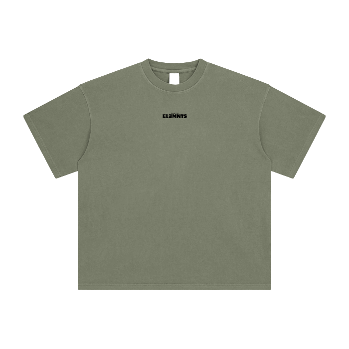 ESSNTIAL ELEMNTS Unisex DS Vintage Stone Wash Tee