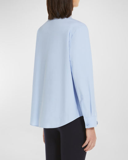 Max Mara Antille Button-Down Stretch Cotton Shirt