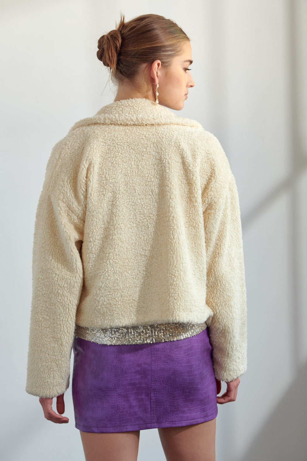 Faux Fur Collared Jacket