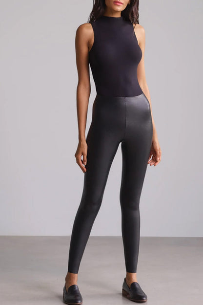 Faux Leather Legging