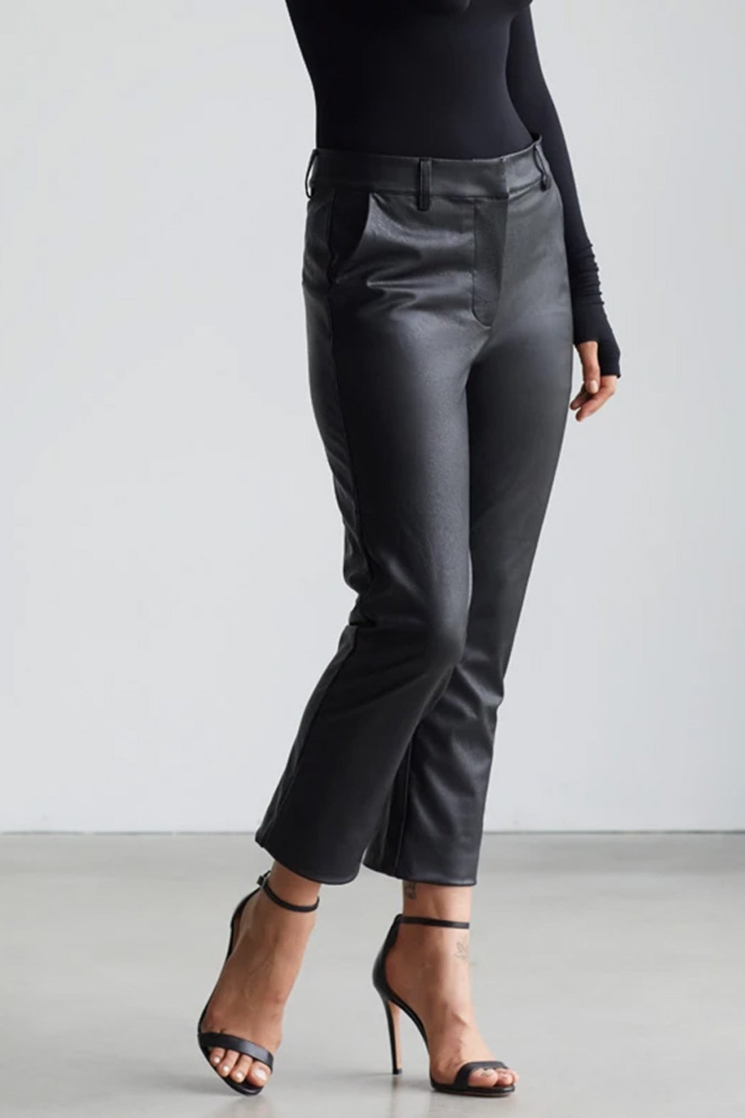 Faux Leather Trouser