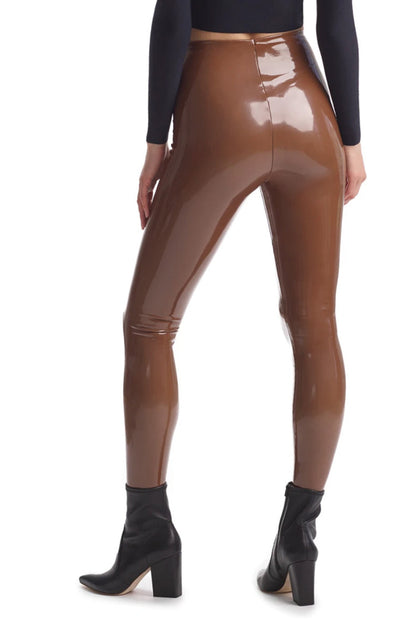 Faux Patent Leather Leggings
