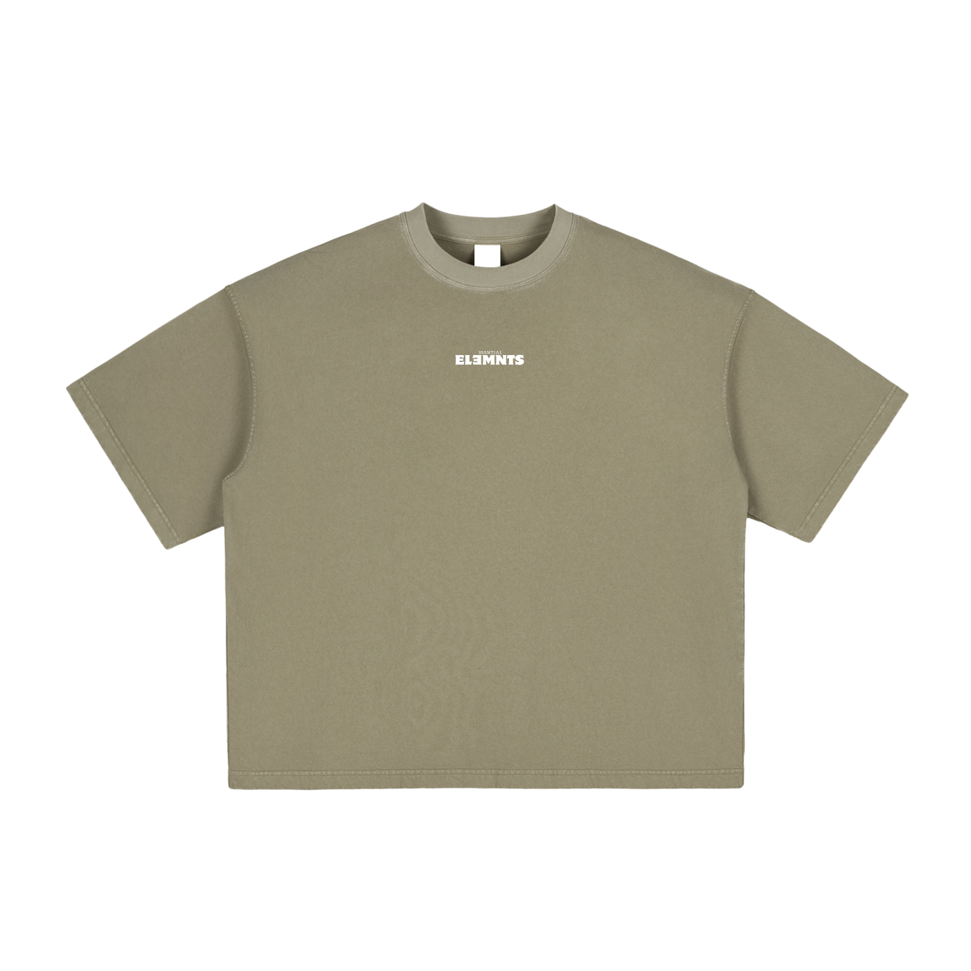 ESSNTIAL ELEMNTS Unisex 260G Vintage Washed Boxy Tee