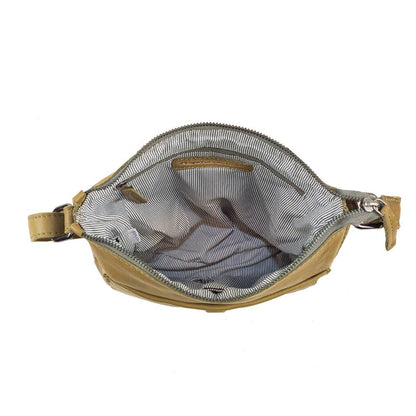[ISABELLA] SMALL CROSSBODY BAG | SUPER SOFT NAPPA LEATHER: Mocha