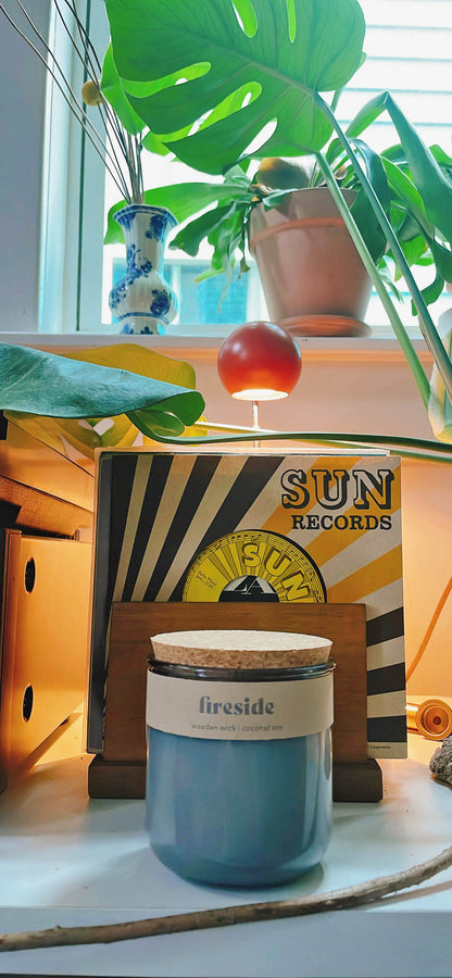 Fireside, Gives to No Kid Hungry - Cork Top & Grey Recycled Glass Jar