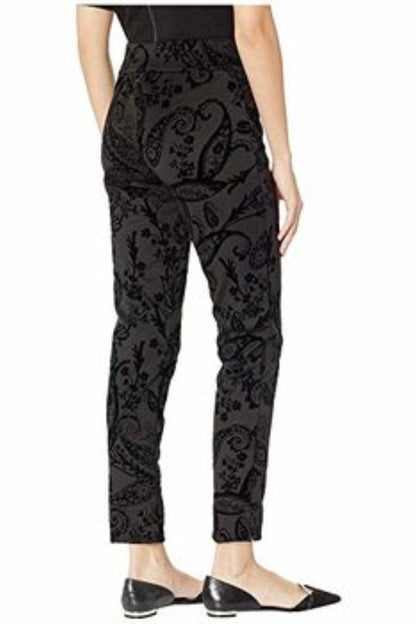 Flocked Velvet Pull-on Pant