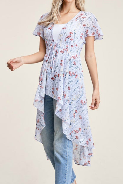 Flutter Short Sleeve Top