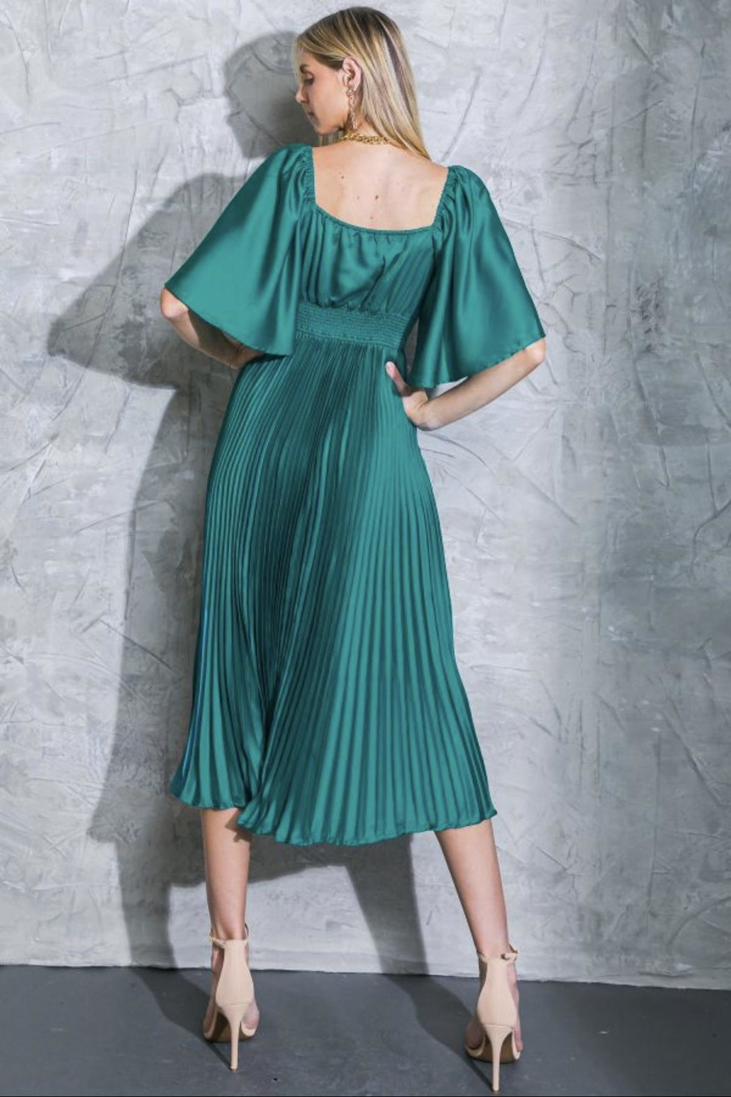 Satin Midi Dress