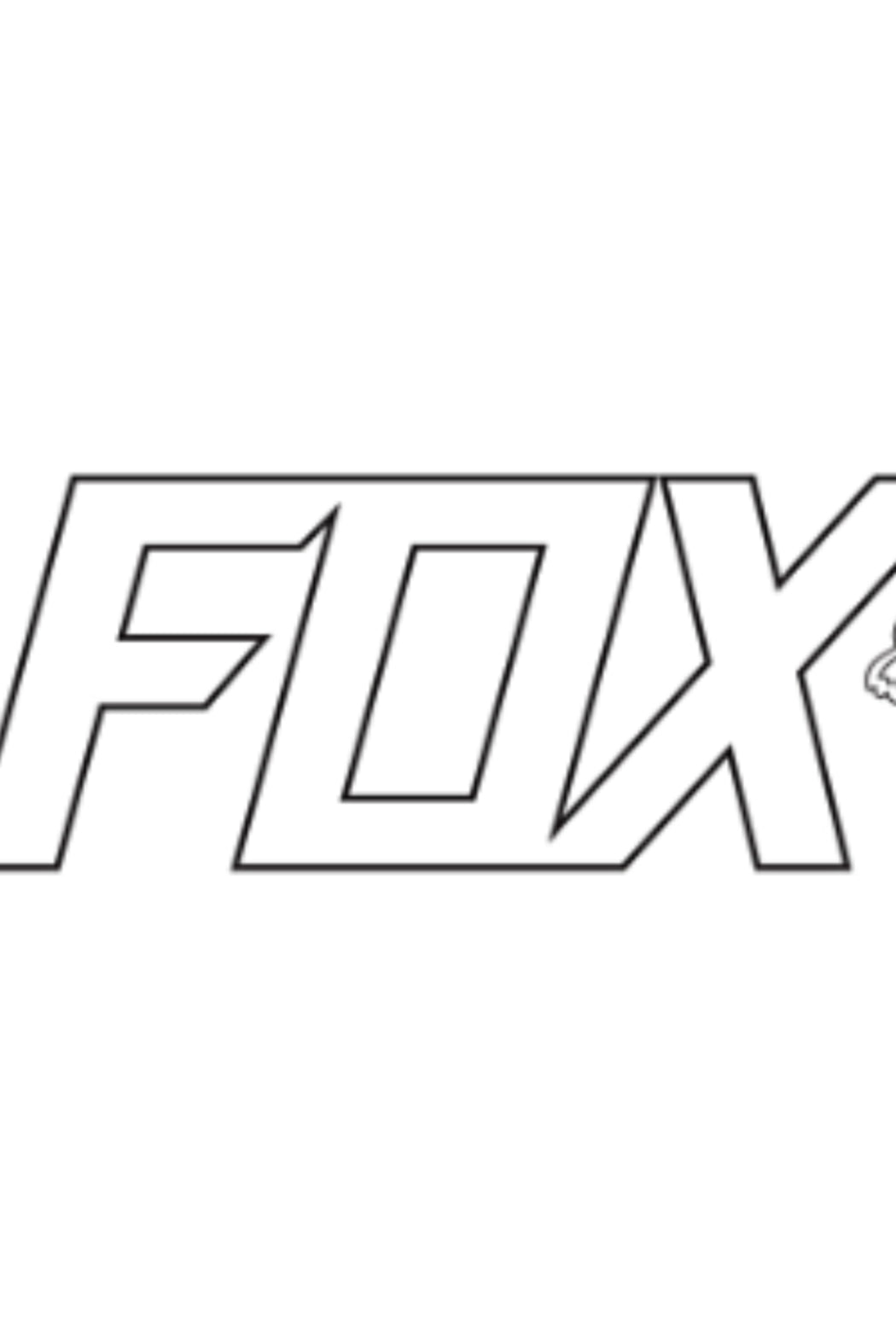 Fox Racing TDC Sticker 2.75in