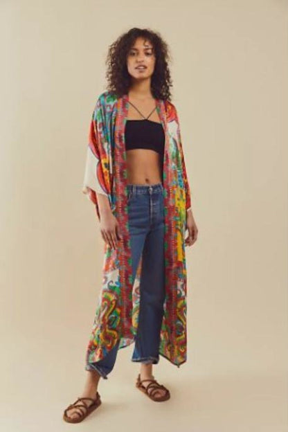 Bungalow Beauty Maxi Kimono