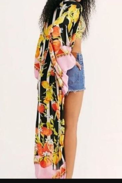 Ciao Bella Stripe Kimono