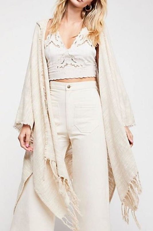 Dawn To Dusk Hooded Kimono