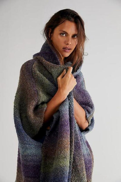 Haze Hooded Poncho